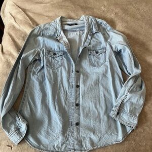Woman’s Light Blue Denim Shirt